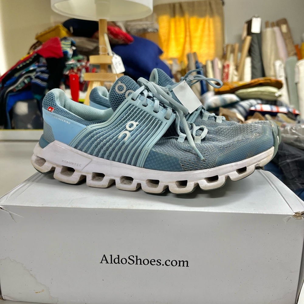 On cloud shoes
